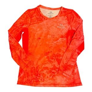 Realtree Vivid Orange Camouflage Shirt